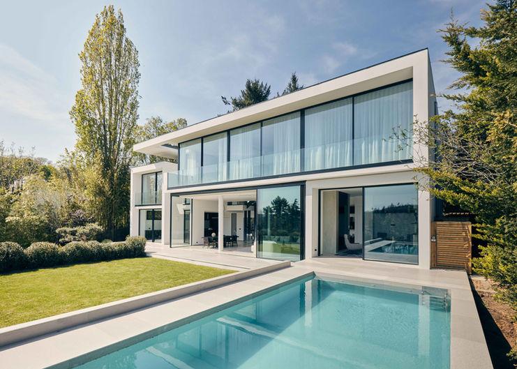 Maison contemporaine avec piscine